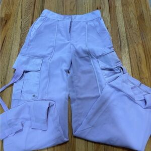 Women's Lilac Cargo Pants